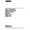ZANUSSI BN314 Owners Manual ZANUSSI BN314 Owners Manual