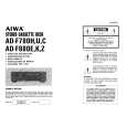 AIWA AD-F780C Owners Manual AIWA AD-F780C Owners Manual