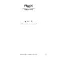 REX-ELECTROLUX K641X 63C Owners Manual REX-ELECTROLUX K641X 63C Owners Manual
