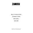 ZANUSSI ZOD890X Owners Manual ZANUSSI ZOD890X Owners Manual