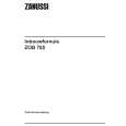 ZANUSSI ZOB765X Owners Manual ZANUSSI ZOB765X Owners Manual