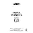 ZANUSSI ZCF280 Owners Manual ZANUSSI ZCF280 Owners Manual