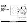 TEAC CD-BT1 Owners Manual TEAC CD-BT1 Owners Manual