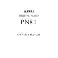 KAWAI PN81 Owners Manual KAWAI PN81 Owners Manual