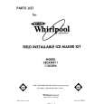 WHIRLPOOL 3ECKMF11 Parts Catalog WHIRLPOOL 3ECKMF11 Parts Catalog