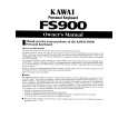 KAWAI FS900 Owners Manual KAWAI FS900 Owners Manual