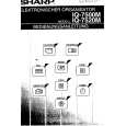 SHARP IQ7500M Owners Manual SHARP IQ7500M Owners Manual
