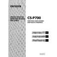 AIWA CS-P700 Owners Manual AIWA CS-P700 Owners Manual
