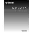 YAMAHA MDX-595 Owners Manual YAMAHA MDX-595 Owners Manual