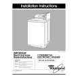 WHIRLPOOL CA2751XYN0 Installation Manual WHIRLPOOL CA2751XYN0 Installation Manual