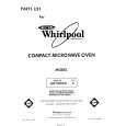 WHIRLPOOL MW1500XW0 Parts Catalog WHIRLPOOL MW1500XW0 Parts Catalog