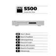 NAD S500 Owners Manual NAD S500 Owners Manual