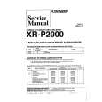 PIONEER XRP2000 Service Manual PIONEER XRP2000 Service Manual