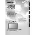 SHARP LC32P50E Owners Manual SHARP LC32P50E Owners Manual
