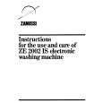 AEG ZE2002IS Owners Manual AEG ZE2002IS Owners Manual