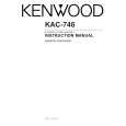 KENWOOD KAC746 Owners Manual KENWOOD KAC746 Owners Manual
