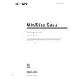 SONY MDSS50 Owners Manual SONY MDSS50 Owners Manual
