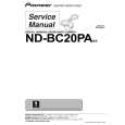 PIONEER ND-BC20PA/E5 Service Manual PIONEER ND-BC20PA/E5 Service Manual