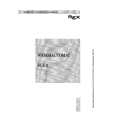 REX-ELECTROLUX RLE8 Owners Manual REX-ELECTROLUX RLE8 Owners Manual