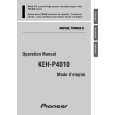 PIONEER KEH-P4010/XIN/UC Owners Manual PIONEER KEH-P4010/XIN/UC Owners Manual
