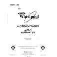WHIRLPOOL LA6800XTF0 Parts Catalog WHIRLPOOL LA6800XTF0 Parts Catalog