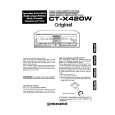 PIONEER CT-X420W Owners Manual PIONEER CT-X420W Owners Manual