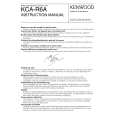 KENWOOD KCA-R6A Owners Manual KENWOOD KCA-R6A Owners Manual