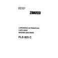 ZANUSSI FLS823C Owners Manual ZANUSSI FLS823C Owners Manual