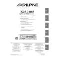ALPINE CDA7865R Owners Manual ALPINE CDA7865R Owners Manual