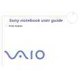 SONY PCG-FX605 VAIO Owners Manual SONY PCG-FX605 VAIO Owners Manual
