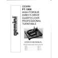 GEMINI PT-1000 Owners Manual GEMINI PT-1000 Owners Manual