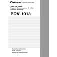 PIONEER PDK-1013/WL Owners Manual PIONEER PDK-1013/WL Owners Manual