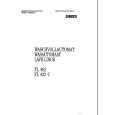 ZANUSSI FL802 Owners Manual ZANUSSI FL802 Owners Manual