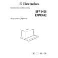 ELECTROLUX EFPR642 Owners Manual ELECTROLUX EFPR642 Owners Manual
