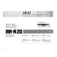 AKAI AA-R20 Owners Manual AKAI AA-R20 Owners Manual