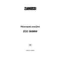 ZANUSSI ZCE560MW Owners Manual ZANUSSI ZCE560MW Owners Manual