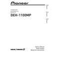 PIONEER DEH-1100MP/XN/UC Owners Manual PIONEER DEH-1100MP/XN/UC Owners Manual