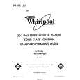 WHIRLPOOL SF300PEPW0 Parts Catalog WHIRLPOOL SF300PEPW0 Parts Catalog
