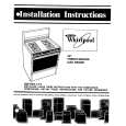 WHIRLPOOL SF395BEPW1 Installation Manual WHIRLPOOL SF395BEPW1 Installation Manual