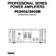 YAMAHA PC2602 Owners Manual YAMAHA PC2602 Owners Manual