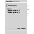 PIONEER DEHP4650MP Owners Manual PIONEER DEHP4650MP Owners Manual