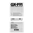 AKAI GX-F91 Owners Manual AKAI GX-F91 Owners Manual