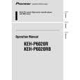 PIONEER KEH-P6020R/XM/EW Owners Manual PIONEER KEH-P6020R/XM/EW Owners Manual