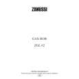 ZANUSSI ZGL62iB Owners Manual ZANUSSI ZGL62iB Owners Manual