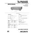 SONY TAP9000ES Service Manual SONY TAP9000ES Service Manual