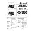 HITACHI PS-38 Service Manual HITACHI PS-38 Service Manual