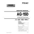 TEAC AG-15D Service Manual TEAC AG-15D Service Manual