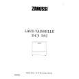 ZANUSSI DCS382Y Owners Manual ZANUSSI DCS382Y Owners Manual