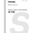 TOSHIBA W715C Service Manual TOSHIBA W715C Service Manual