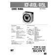 SONY ICFA10L Service Manual SONY ICFA10L Service Manual